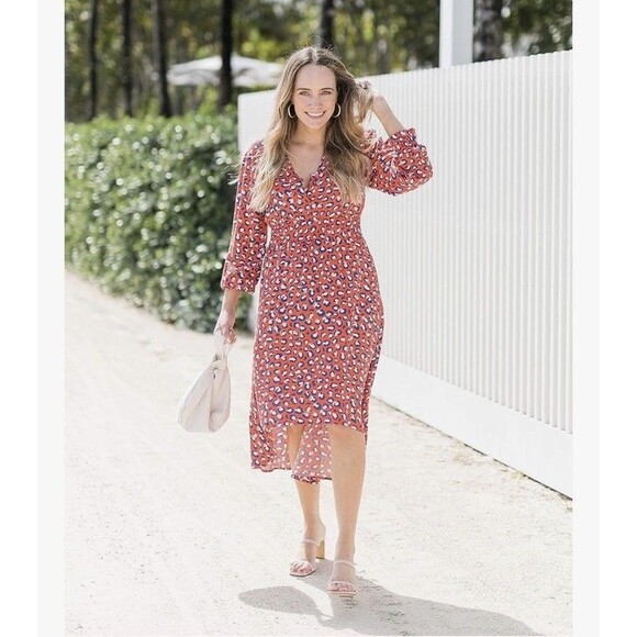 NWT The Drop Women's Avery Square Toe Two Strap High Heeled Sandal Sz 7.5 Black - Picture 13 of 14